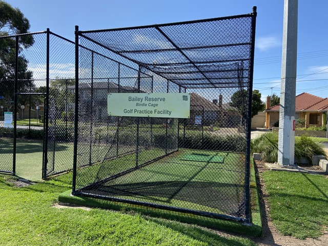 Bailey Reserve Free Golf Practice Cage (Bentleigh East)