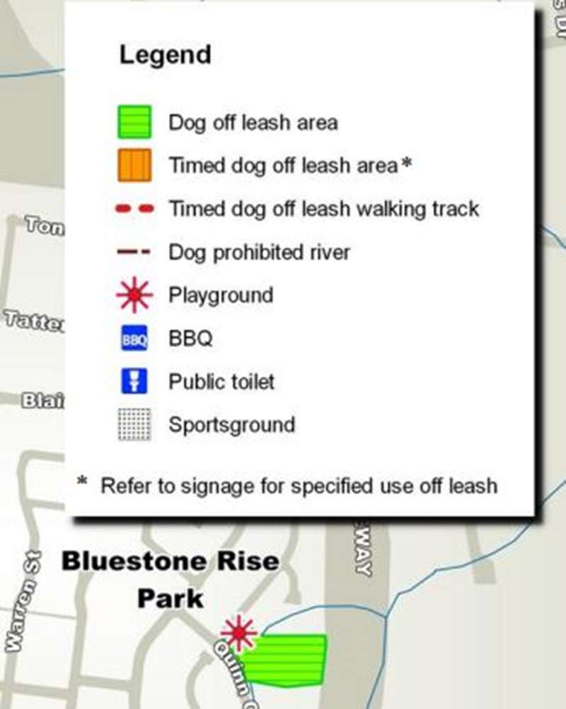 Bluestone Rise Park Dog Off Leash Area (Kyneton)