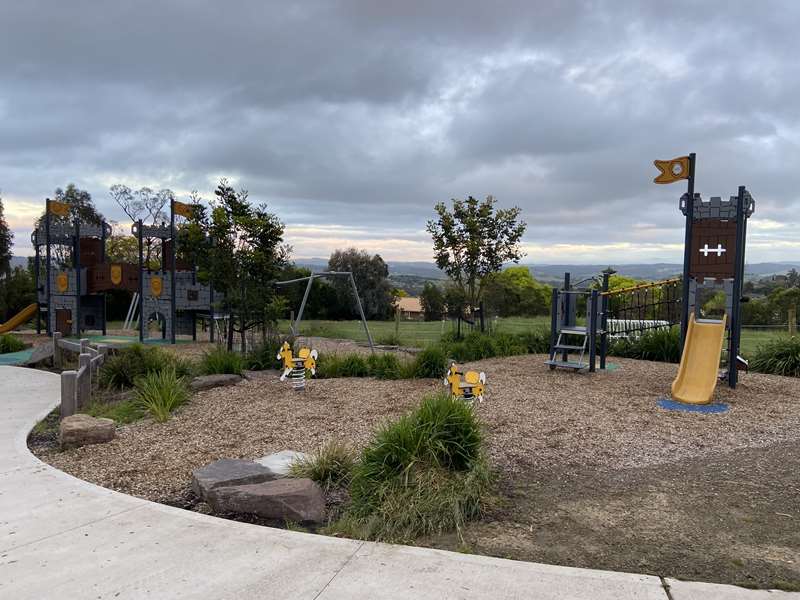 Castle Hill Reserve Playground, Savanna Drive, Mooroolbark