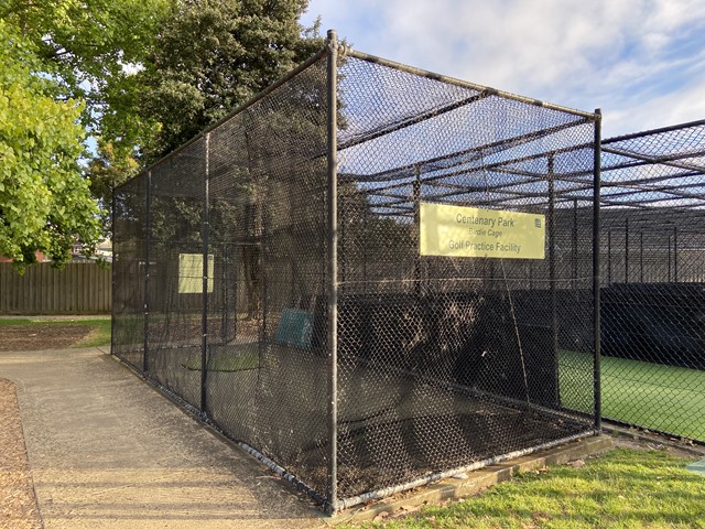 Centenary Park Free Golf Practice Cage (Bentleigh East)
