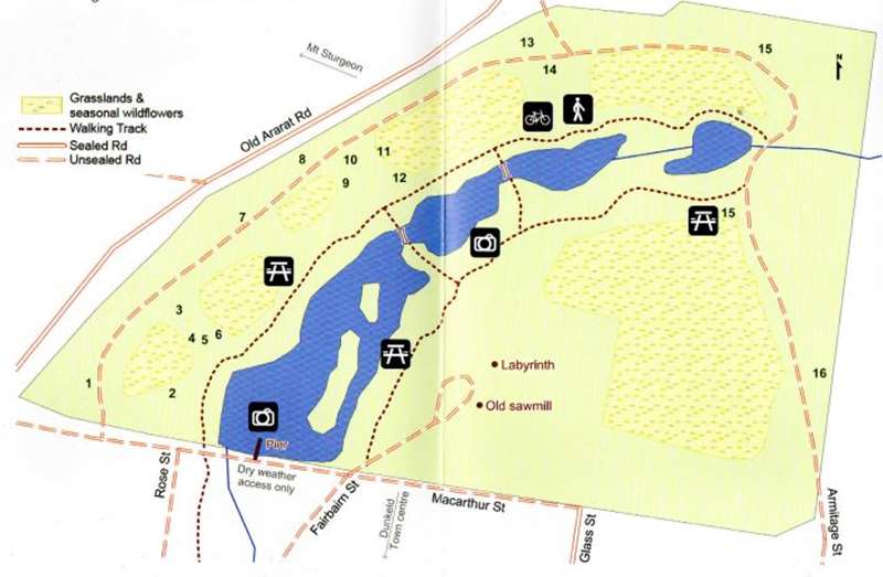 Dunkeld Arboretum Map