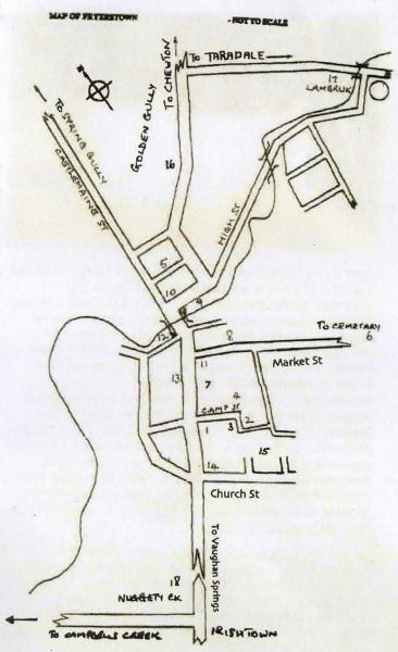 Fryerstown Heritage Walk Map
