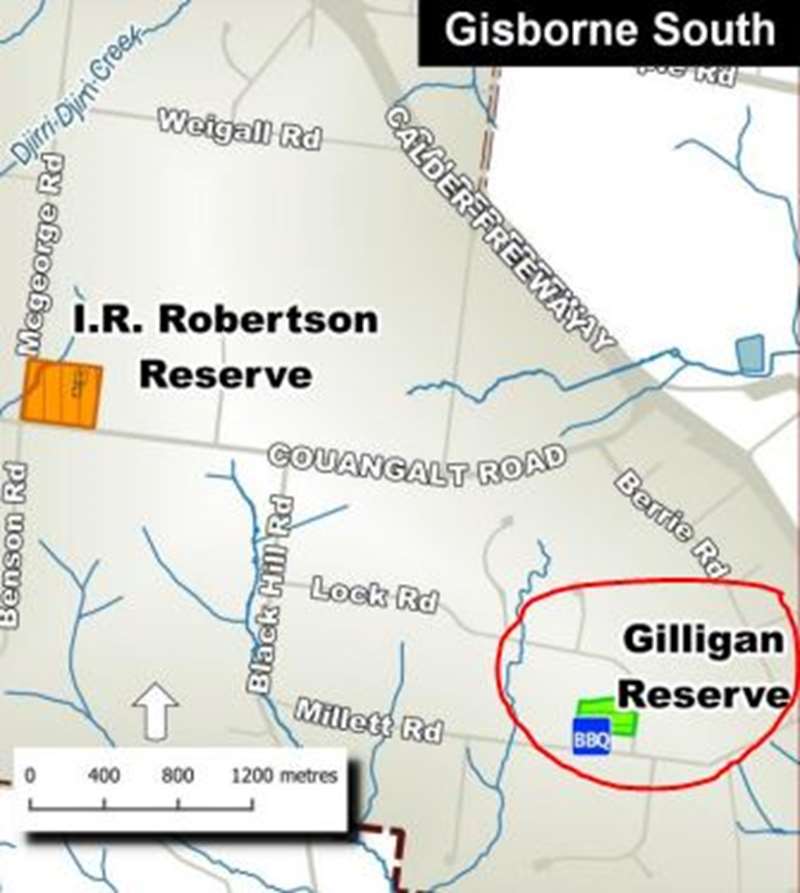 Gilligan Reserve Dog Off Leash Area (Gisborne South)