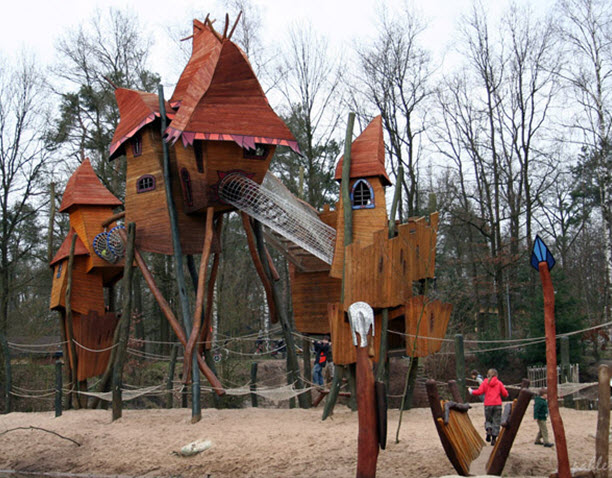 Fantasy Playground in Hoenderloo, The Netherlands