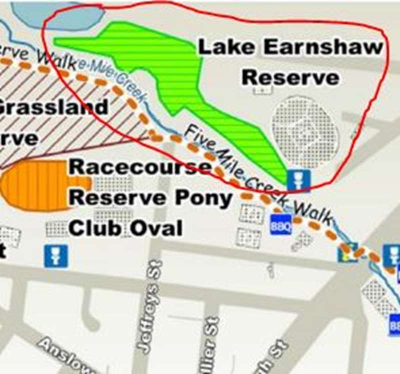 Lake Earnshaw Reserve Dog Off Leash Area (Woodend)