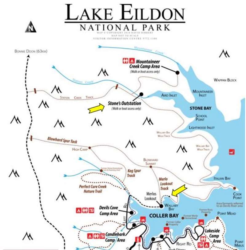 Lake Eildon National Park Stones Outstation & Wallaby Bay Walk