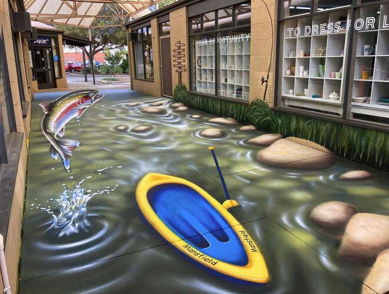 Mansfield - Interactive 3D Mural