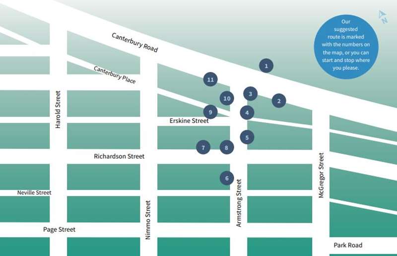 Middle Park Walk (From Shops to Cafes - Armstrong Street Shopping Precinct)