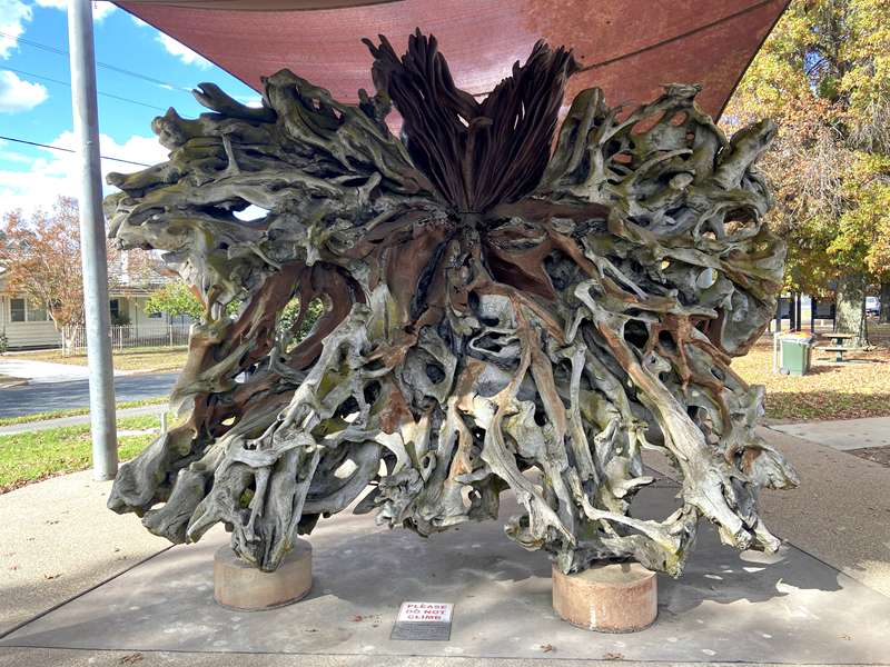 Myrtleford - The Phoenix Tree Sculpture