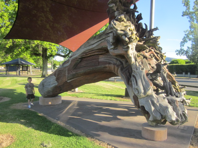 Myrtleford -  The Phoenix Tree Sculpture