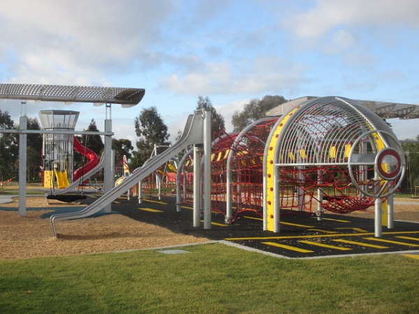 New aeroplane at Braybrook Park playground