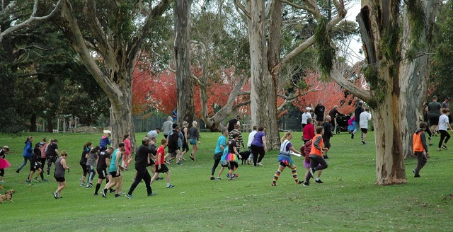 Location of Parkruns in Melbourne