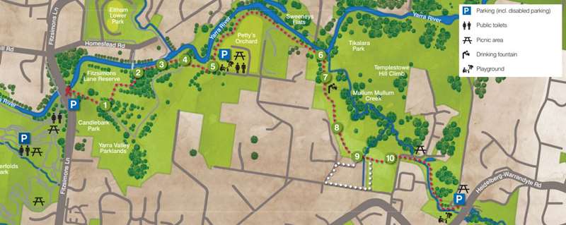 Pettys Orchard and Riverside Walk (Templestowe)