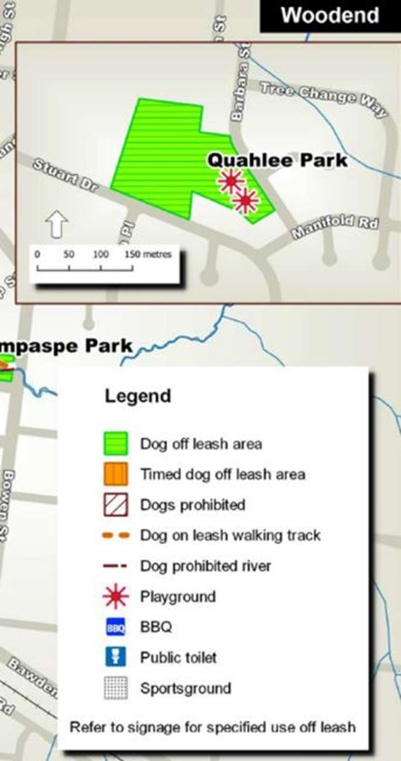 Quahlee Park Dog Off Leash Area (Woodend)