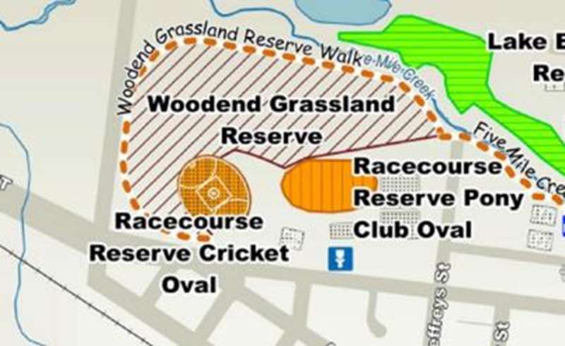 Racecourse Reserve Pony & Cricket Club Ovals Dog Off Leash Area (Woodend)