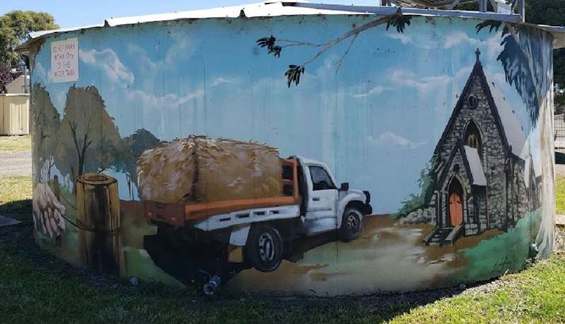 Redesdale Water Tank Art