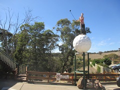Big Golf Ball at Daylesford Mini Golf