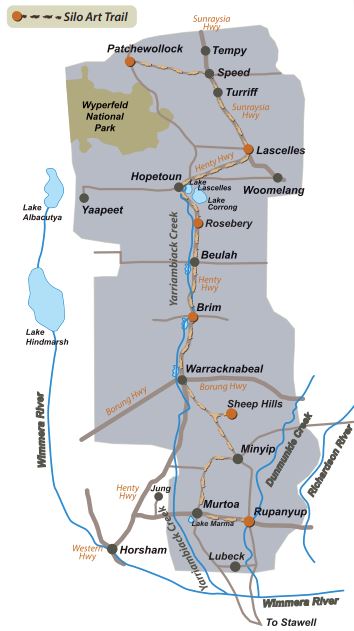 Yarriambiack Shire Map