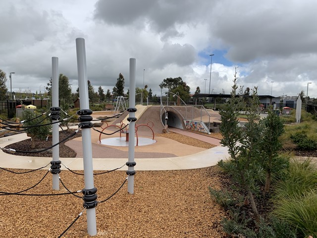 Livvi's Place Anzac Park Play Space, Central Park Avenue, Craigieburn