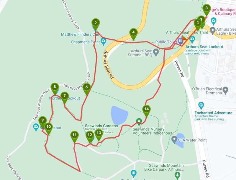 Arthurs Seat Summit Circuit Walk