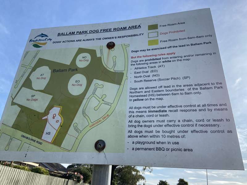 Ballam Park Dog Off Leash Area (Frankston)