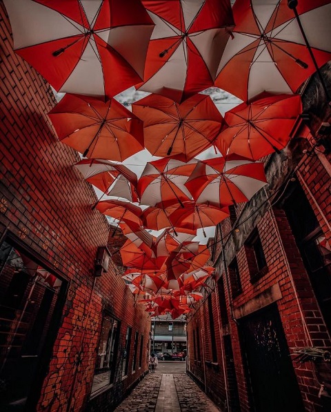 Ballarat Umbrella Laneway
