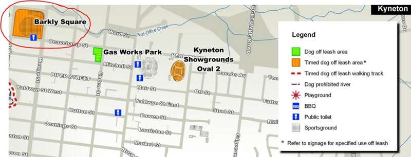 Barkly Square Dog Off Leash Area (Kyneton)