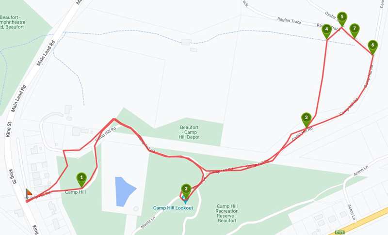 Beaufort - Camp Hill Walk