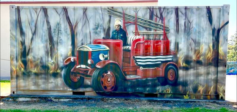 Bemm River CFA Water Tank Murals