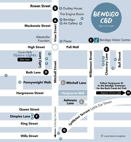 Bendigo Street Art Self Guided Walking Tour