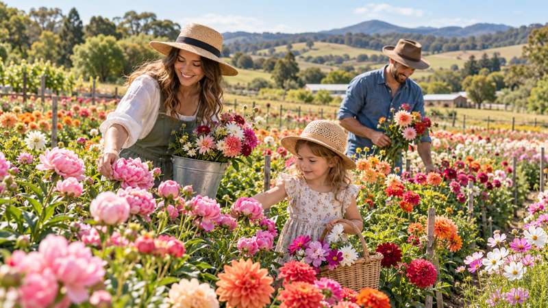 The Best Places to Pick Flowers in Melbourne and Victoria
