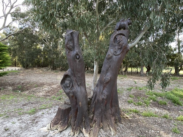 Braeside Park Tree Stump Art (Braeside)