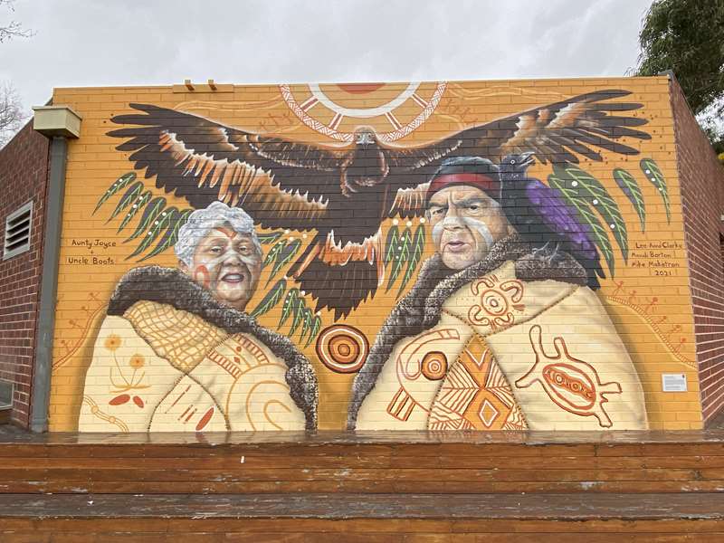 Aunty Joyce and Uncle Boots Mural