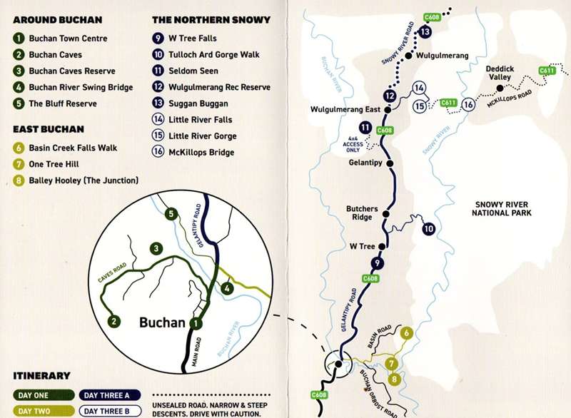 Buchan & Beyond Tour Map