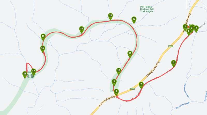 Bullioh - Darbyshire Hill & Waterfall Trestle Bridge Walk