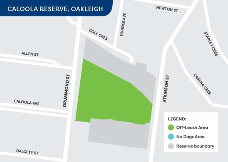 Caloola Reserve Dog Off Leash Area (Oakleigh)