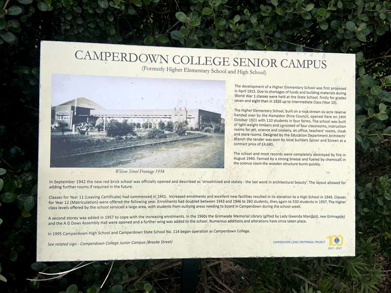 Camperdown Heritage Signs Trail