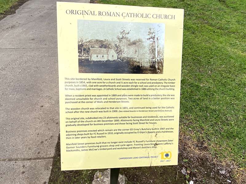 Camperdown Heritage Signs Trail