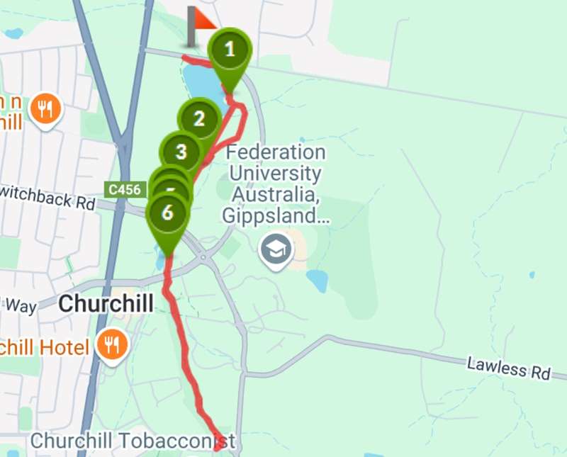 Churchill - Eel Hole Creek Walking Trail