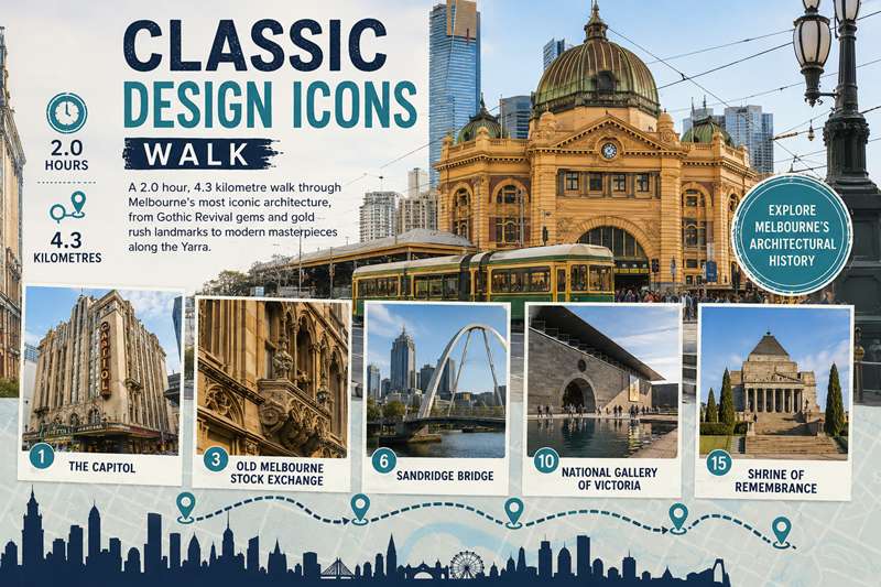 Classic Design Icons Walk (Central Melbourne)