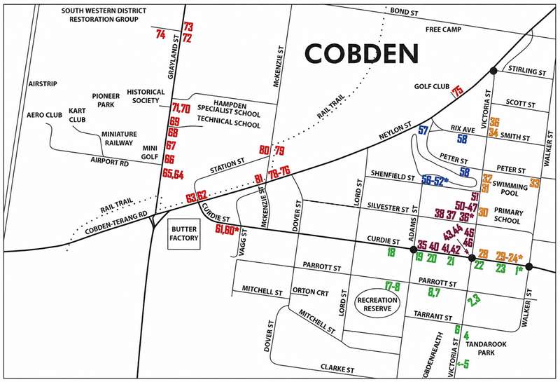 Cobden Story Trail Map