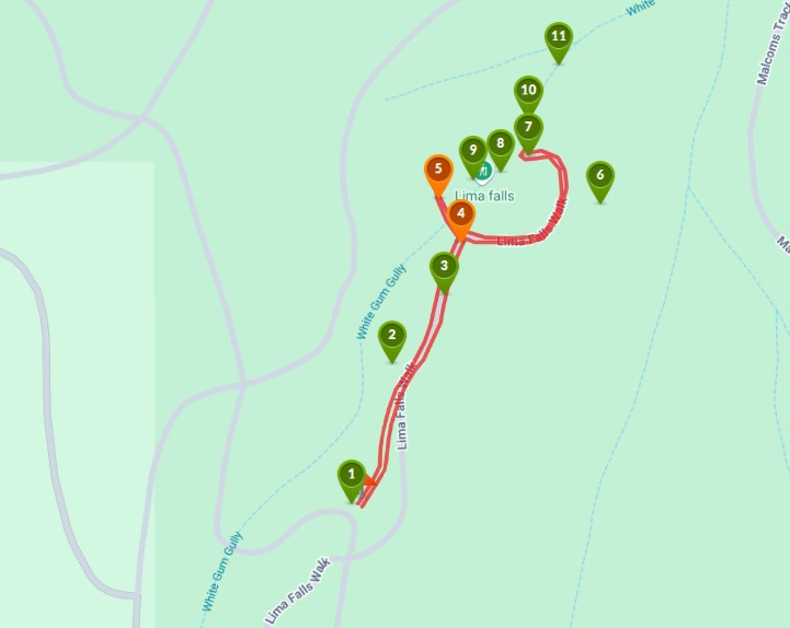 Creek Junction - Lima Falls Walk