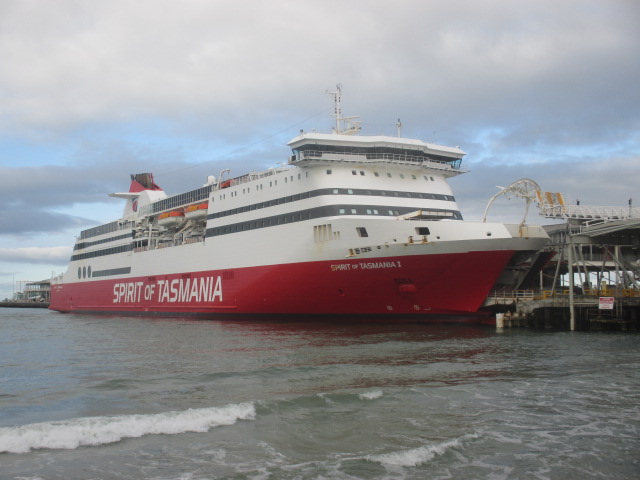 View Cruise Ships and Spirit of Tasmania at Station Pier (Port Melbourne)