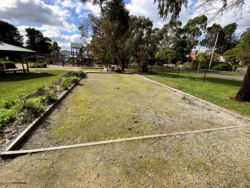 Deans Marsh Recreation Reserve Petanque Piste