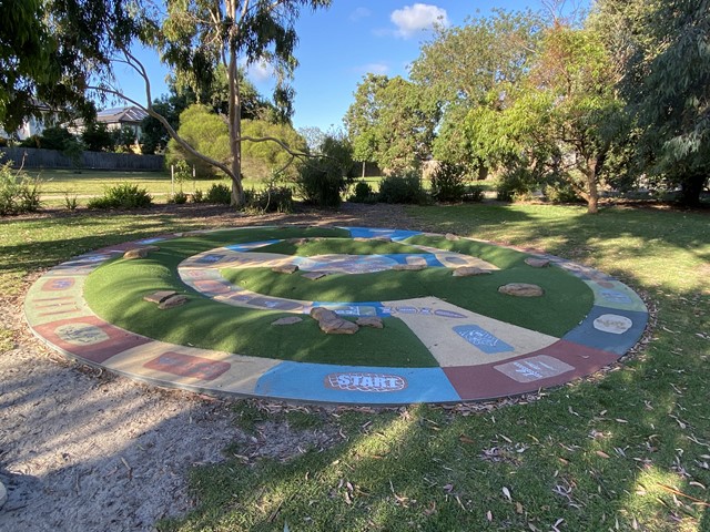 Playgrounds with Snakes and Ladders Games