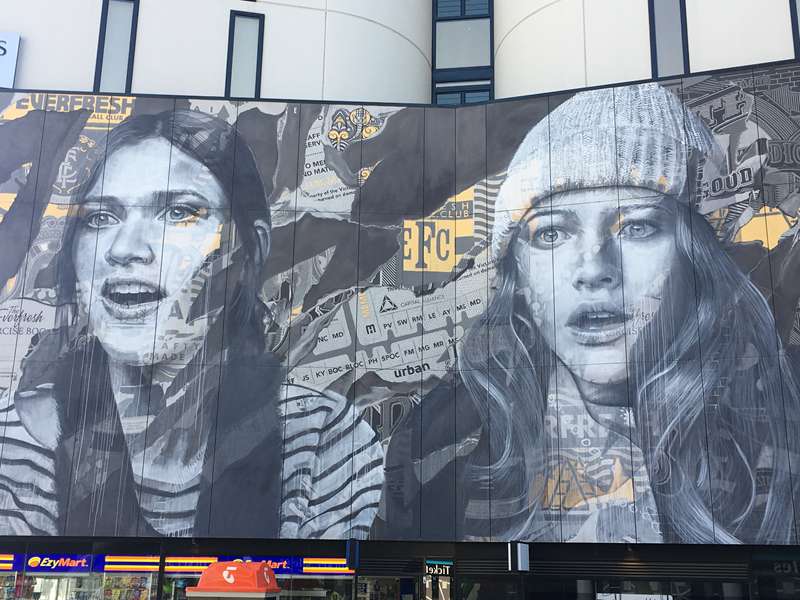 Murals by Rone in Melbourne