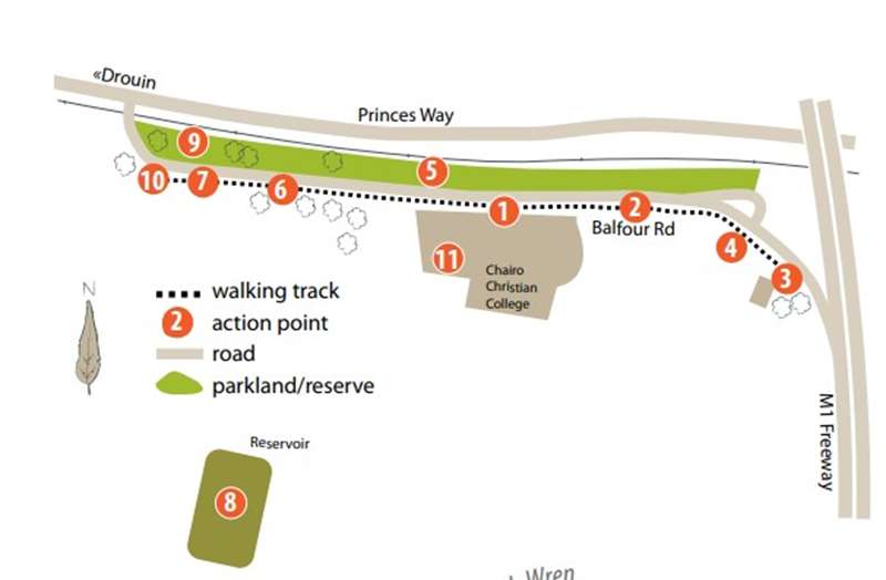 <H4>Drouin - Balfour Road Gateway Walk Map</H4>
