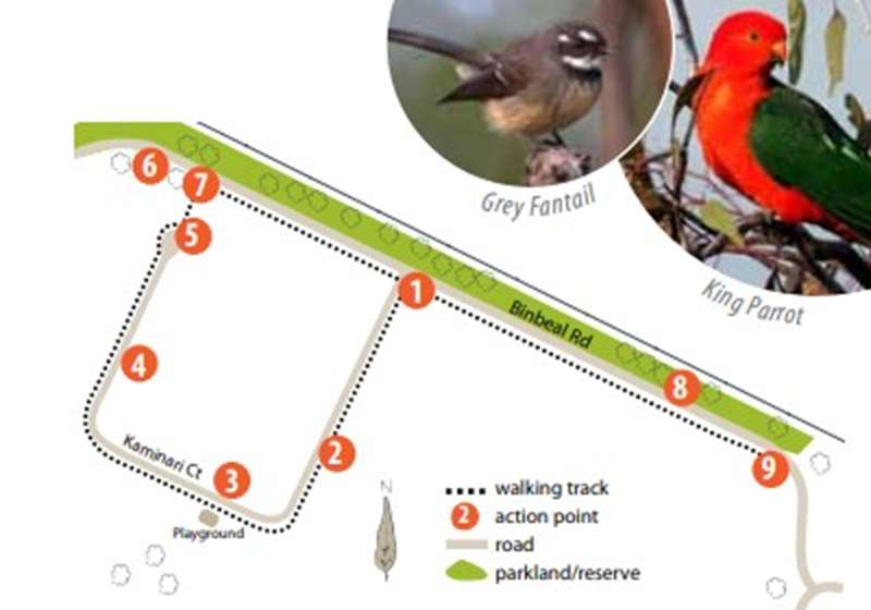 <H4>Drouin - Binbeal Road Walk Map</H4>