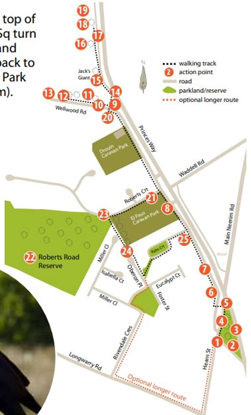 <H4>Drouin - Jack's Giant and Friends Walk Map</H4>