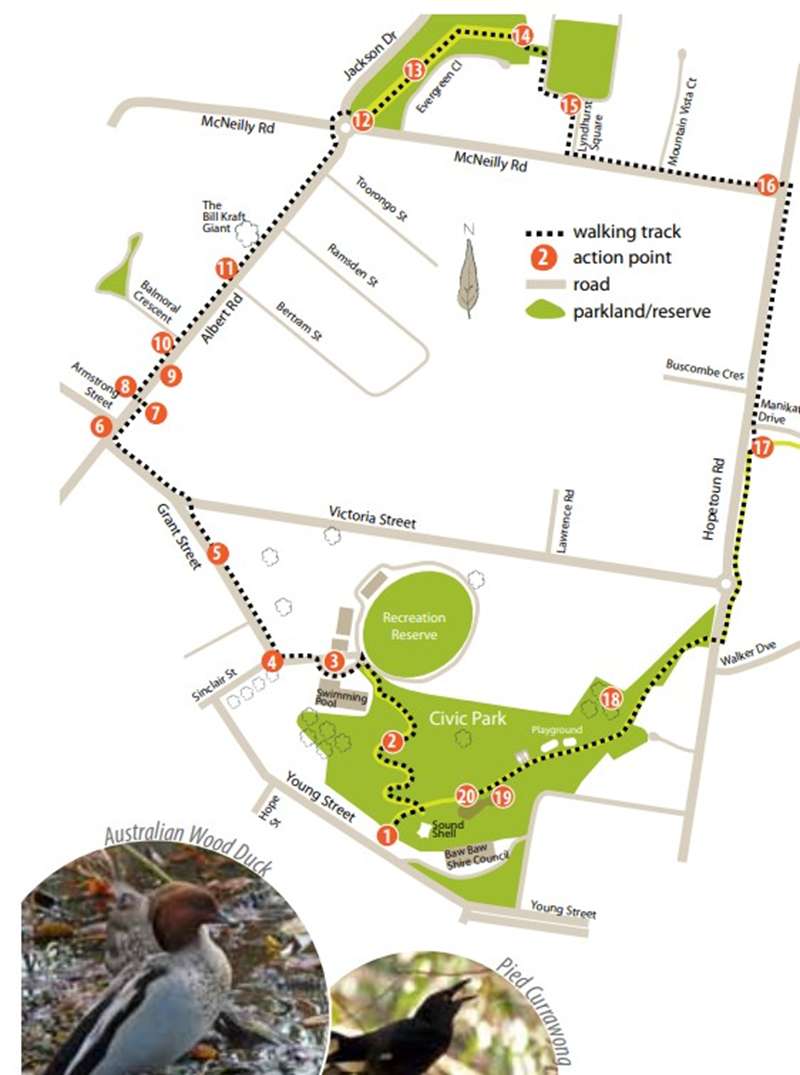 <H4>Drouin - The Bill Kraft Giant Walk Map</H4>